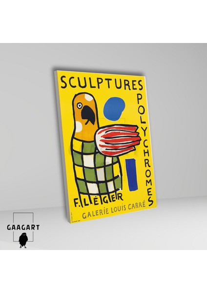 Tekli Dikey Kanvas Tablo Ünlü Eserler Fernand Leger Sculptures Polychromes fiyatları