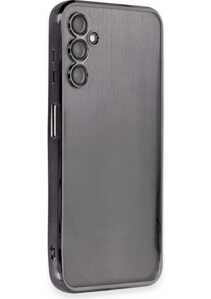 Samsung Galaxy A14 4g Kılıf Razer Lensli Silikon - Siyah Arbkd