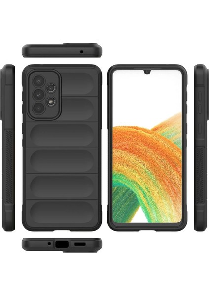 Samsung Galaxy A33 5g Kılıf Optimum Silikon - Siyah Arbkd modelleri