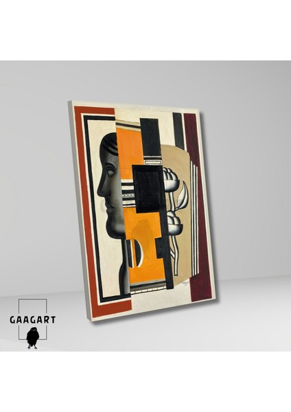 Tekli Dikey Kanvas Tablo Ünlü Eserler Fernand Leger Le Buste fiyatları