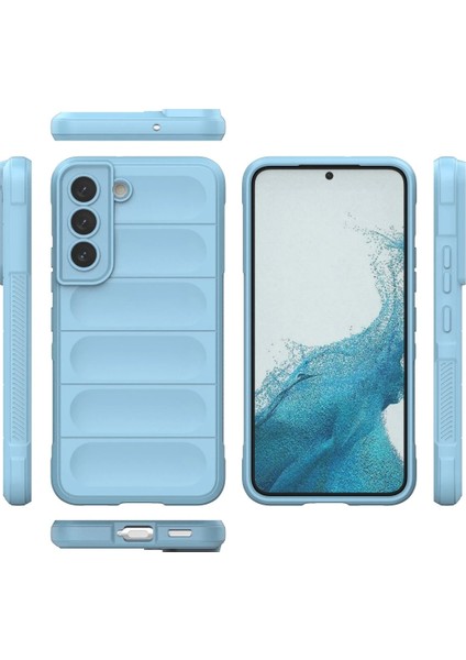 Samsung Galaxy S21 Kılıf Optimum Silikon - Sky Blue Arbkd modelleri