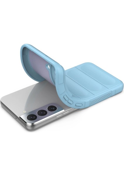 Samsung Galaxy S21 Kılıf Optimum Silikon - Sky Blue Arbkd fırsatları