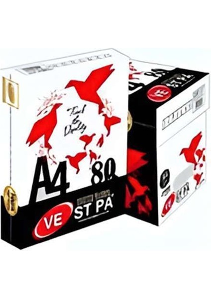 Beyaz A4 Fotokopi Kağıdı 80 gr 5li Koli