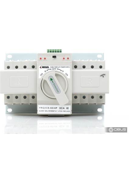 Obus Karavan Otomatik-Manuel Trifaz Transfer Switch 63A 400V