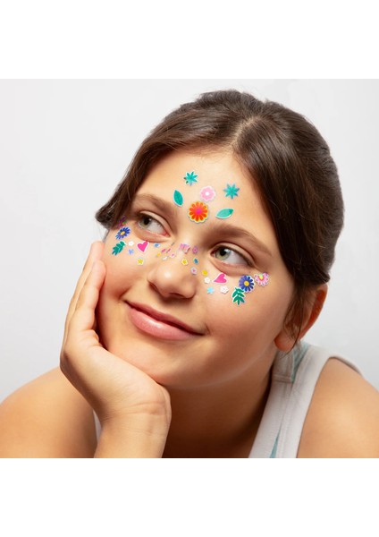 Face Stickers - Flower (Yüz İçin Sticker) modelleri