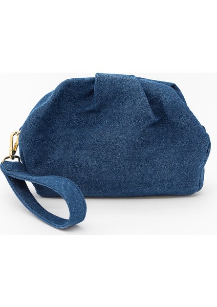 Açık Mavi Denim Kadın Debriyaj Çanta-Günlük&şık Kot Çanta|kumsal Allure fiyatları