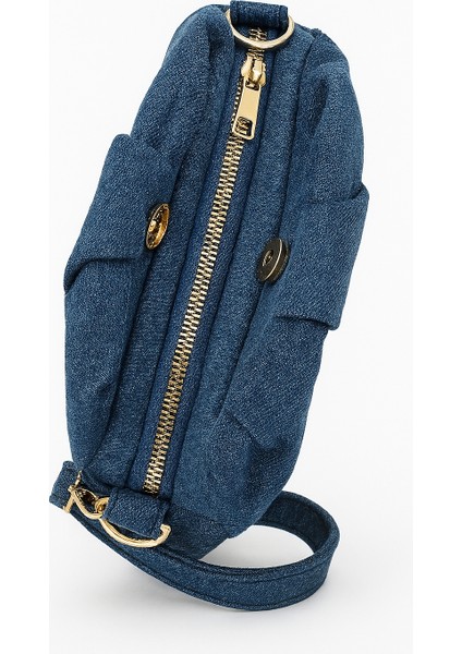 Açık Mavi Denim Kadın Debriyaj Çanta-Günlük&şık Kot Çanta|kumsal Allure fırsatları