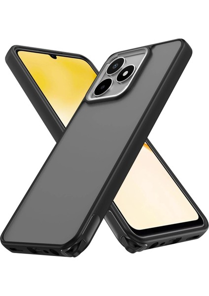 Realme C53 Kılıf Elegant Kapak - Siyah Arbkd
