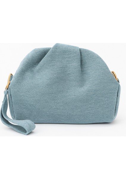 Açık Mavi Denim Kadın Debriyaj Çanta-Günlük&şık Kot Çanta|kumsal Allure