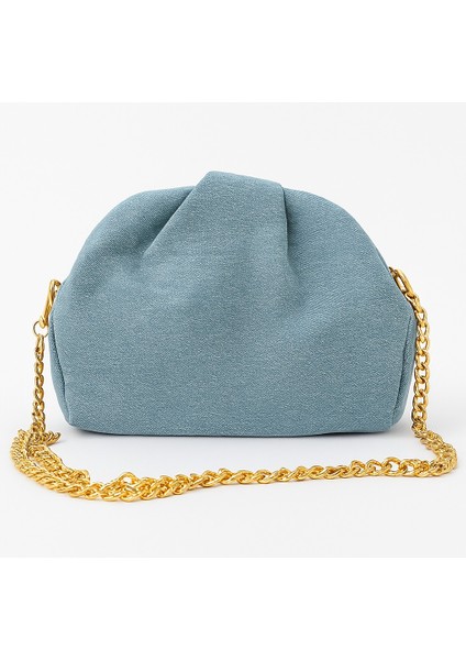 Açık Mavi Denim Kadın Debriyaj Çanta-Günlük&şık Kot Çanta|kumsal Allure fiyatları