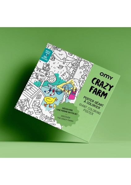 Dev Boyama Posteri - Crazy Farm