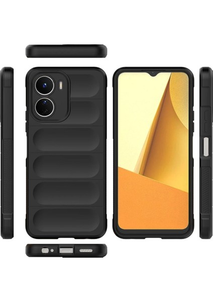 Vivo Y16 Kılıf Optimum Silikon - Siyah Arbkd modelleri