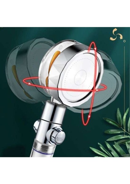 li Pervaneli ve Filtreli Su Tasarruflu 360° Dönen Duş Başlığı indirimleri
