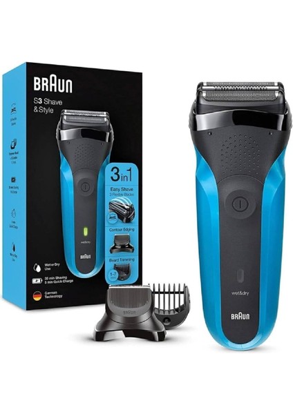 3’ü Bir Arada Sakal Şekillendirme ve Kesme Makinesi Esnek Bıçaklı Islak ve Kuru Kullanım