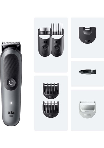 7'li Çok Fonksiyonlu Erkek Tıraş Seti Bıçak ve Vücut Tıraşı AIO5520