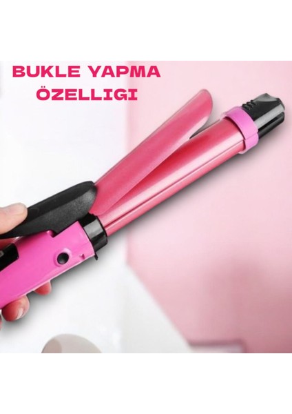 Iki Işlevli Saç Düzleştirici ve Maşa Cihazı, Pratik ve Şık Tasarım fırsatları