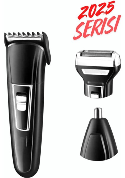 Çok Fonksiyonlu Saç Sakal Tıraş ve Burun Kılı Kesici Seti modelleri