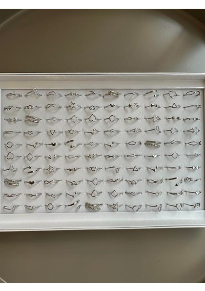 100'LÜ Yüzük - Gümüş