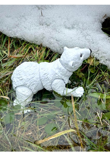 Kutup Ayısı – Buzulların Beyaz Muhafızı!🐻‍❄️❄️3d Hareketli Organik Oyuncak - Büyük Boy Vıp Versiyon fırsatları