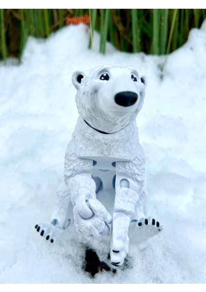 Kutup Ayısı – Buzulların Beyaz Muhafızı!🐻‍❄️❄️3d Hareketli Organik Oyuncak - Büyük Boy Vıp Versiyon indirimleri