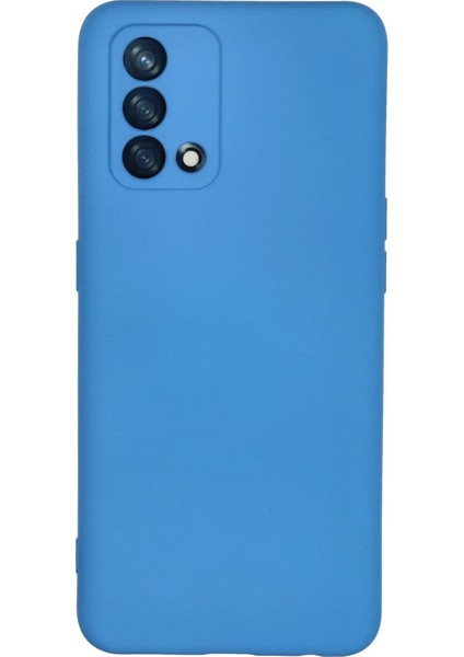 A74 4g Kılıf Nano Içi Kadife Silikon - Mavi Arbkd