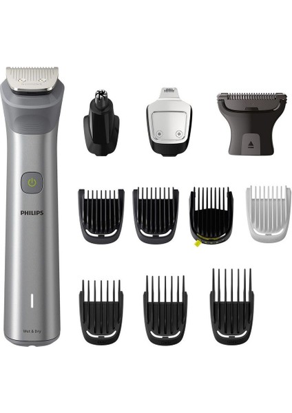 12'li Erkek Çok Amaçlı Bakım Seti - Yüz Saç Vücut (Islak ve Kuru Kullanım)