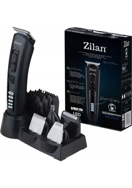 Hızlı Şarjlı Çok Fonksiyonlu Erkek Tıraş Makinesi Siyah
