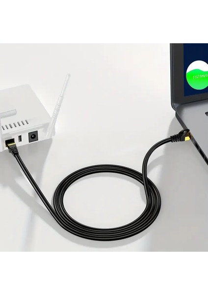 10 Metre RJ45 Kablo CAT7U/FTP Altın Kaplama Korumalı 10GB/SN 600 Mhz Zırhlı Utp Ağ Lan Ethernet Kablosu 10MT Xbox Ps 2/3/4/5 RJ45 Patch Kablosu modelleri