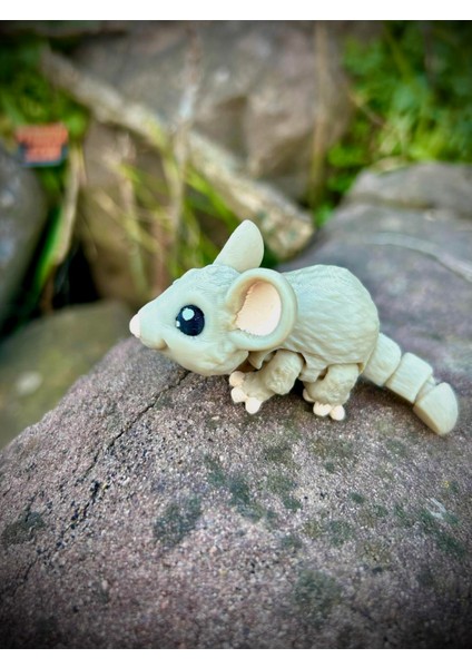 Fare Oyuncak - Hayal Gücünün Minik ve Cesur Yolcusu! 🐭🌟🧀3d Hareketli Organik Vip Model - Orta Boy