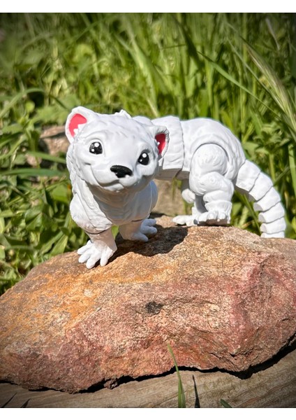 Gelincik Oyuncak-Ormanın Çevik Efsanesi! 🐾🌲💨3d Hareketli Organik Vip Model - Büyük Dev Boy