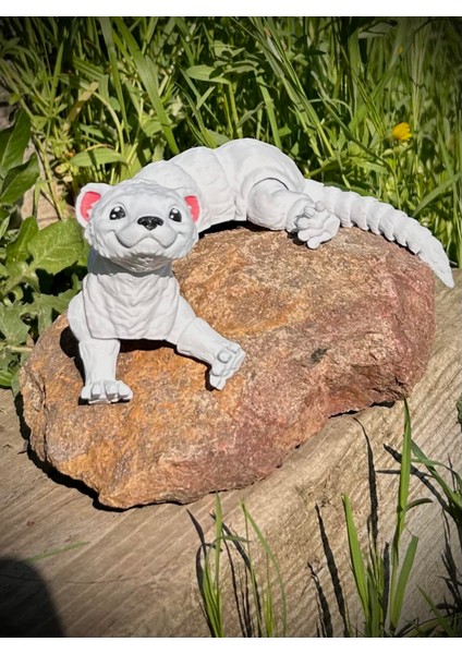 Gelincik Oyuncak-Ormanın Çevik Efsanesi! 🐾🌲💨3d Hareketli Organik Vip Model - Büyük Dev Boy