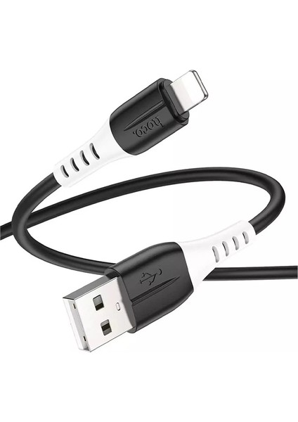 Hoco X82 iPhone Lightning To USB 2.4A Silikon Data ve Şarj KABLOSU-(5775) - CHT7333-5684