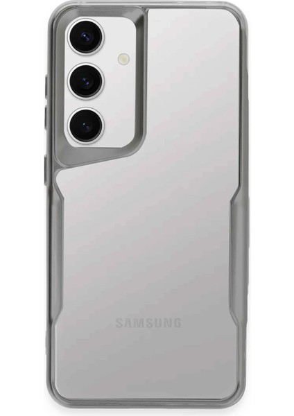Samsung Galaxy S25 Kılıf Boyi Silikon Kapak - Gümüş Arbkd fiyatları