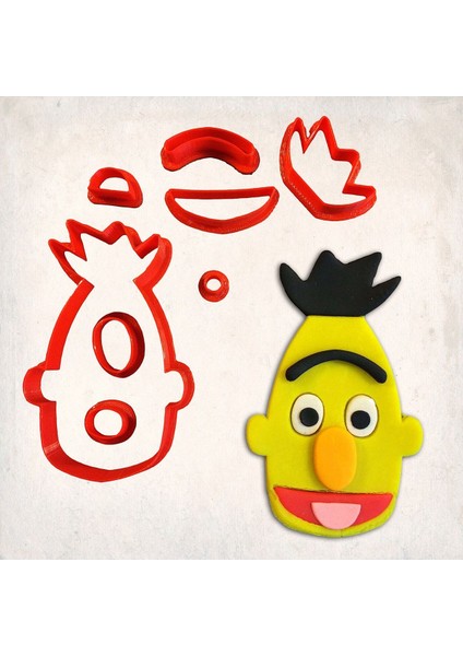 Bert Detaylı Kurabiye Kalıp Seti 8’li, Beyaz, Eğlenceli ve Pratik Mutfak Aracı fiyatları