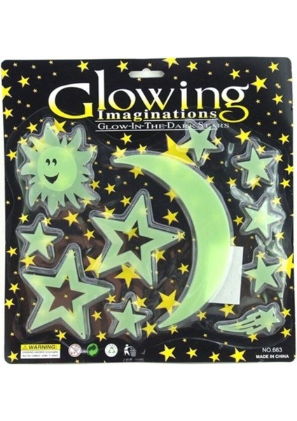 Lacivert Fosforlu Yıldız Tasarımı ile Parlak ve Şık Bir Seçenek