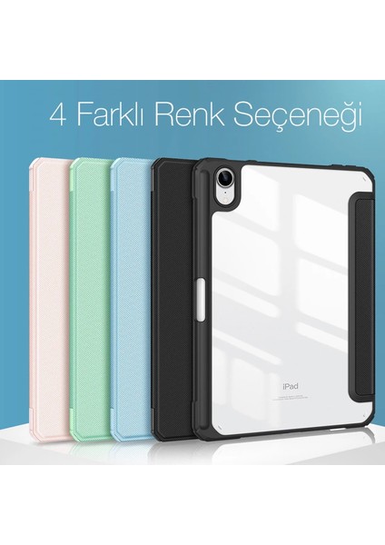 Dux Ducıs iPad Mini 6 (2021) ve Mini 7 (2024) Kılıf Kalem Yerli Toby Series Kılı - CHT2682-7676 modelleri