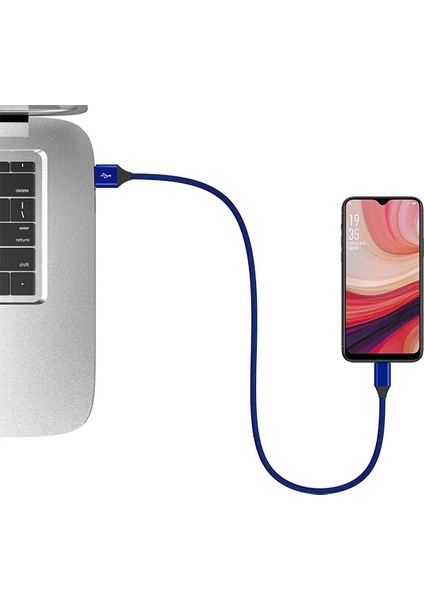 Ally Android Micro USB 3.0A Hızlı Halat USB Şarj Kablosu 1MM-(5775) - CHT1568-3065 indirimleri