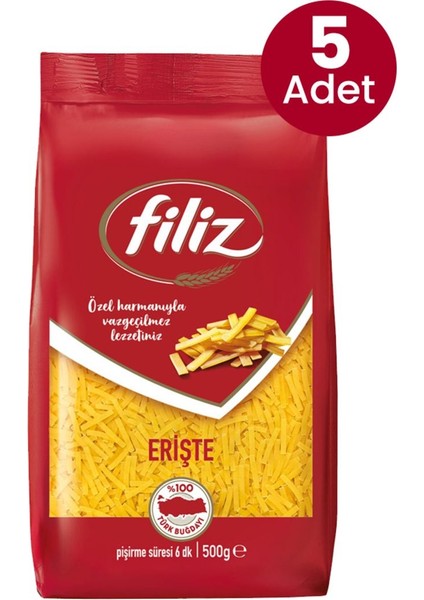 Erişte Makarna 500 Gr. 5 Adet modelleri