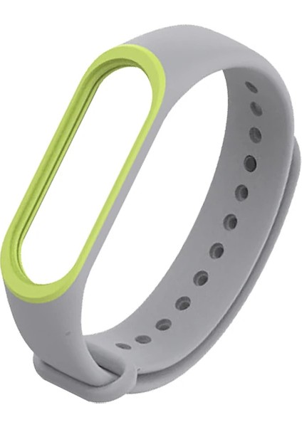 Mijobs Xiaomi Mi Band 3 Mi Band 4 Çift Renk Silikon Kayış KORDON-(5775) - CHT9424-3560 fiyatları