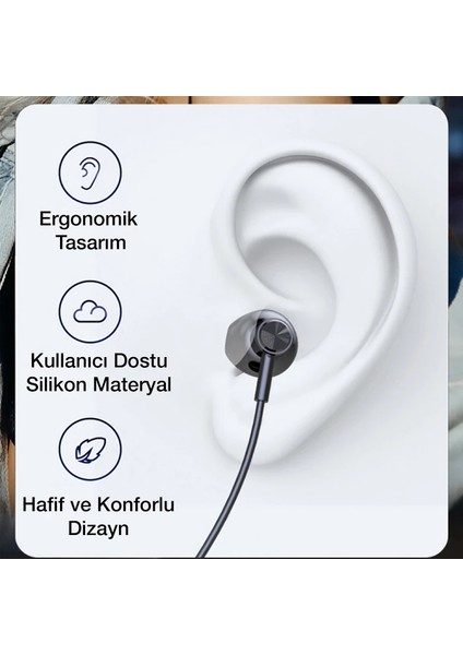Boyun Askılıklı Kablosuz 2. 4g Canlı Yayın Kulaklığı Bluetooth Kulakiçi - CHT6137- 7338 modelleri