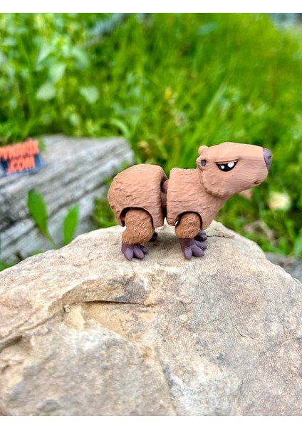 Kapibara Oyuncak - Egzotik Ormanların Sakin Dostu! 🦦🐾🌿3d Hareketli Organik Vip Model Orta Boy fiyatları
