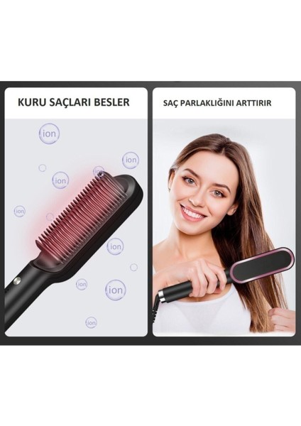 Iyonik Saç Düzleştirici Tarak, Güçlü ve Parlak Saçlar Için Yeni Nesil Tasarım fırsatları