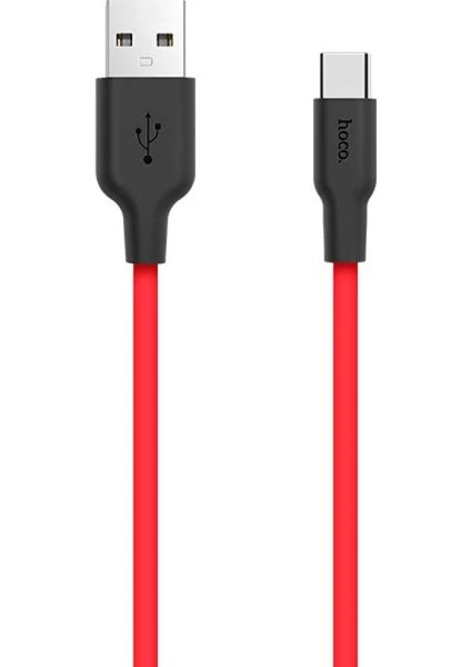 Hoco X21 USB To Type-C 3A Silikon Hızlı Şarj ve Data KABLOSU-(5775) - CHT7189-5093