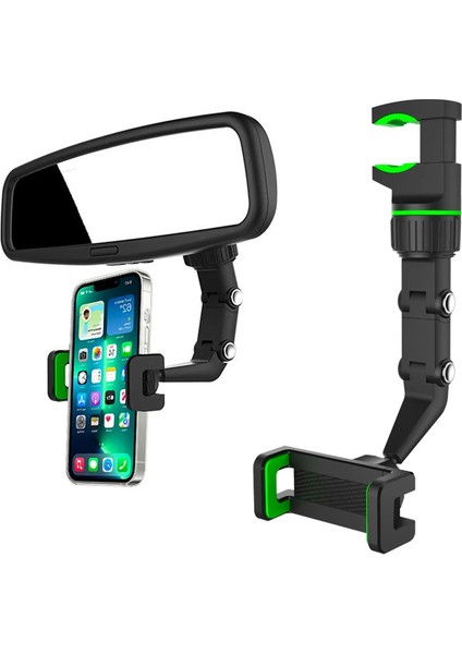 Ally 360 Dönebilen Multifonksiyonel Dikiz Aynası Araç Telefon TUTUCU-(5775) - CHT4768-9794