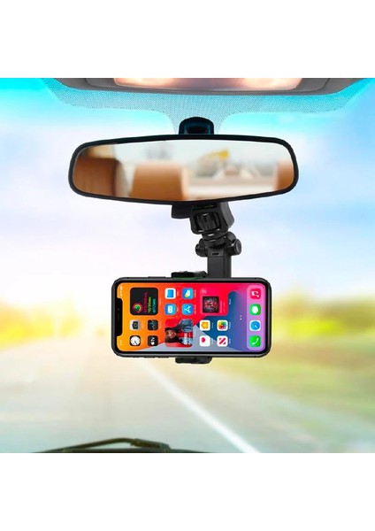 Ally 360 Dönebilen Multifonksiyonel Dikiz Aynası Araç Telefon TUTUCU-(5775) - CHT4768-9794 indirimleri