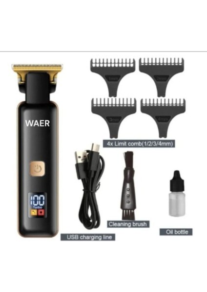 Dijital Ekranlı Profesyonel Çok Fonksiyonlu Saç Sakal Tıraş Makinesi fiyatları