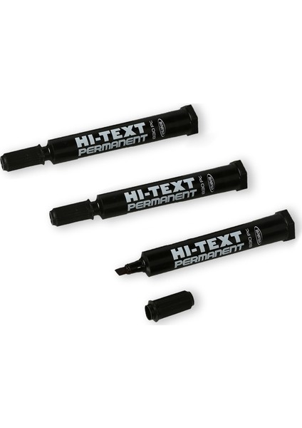 Hi-Text 830PC Siyah Keçeli Kalem Kesik Uç Marker 12’li Paket Yazı & Çizim Kalemi modelleri