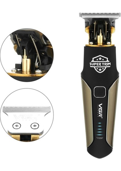 LCD Ekranlı Çok Fonksiyonlu Elektrikli Tıraş ve Saç Düzeltici Sarı li