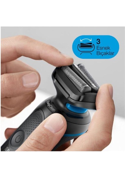 Kablosuz Tıraş Makinesi Easyclean Easyclick Islak & Kuru Seri 5 B1000S fiyatları