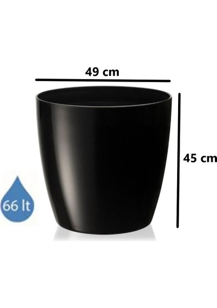 SO-YK07 Yakut Saksı Takımı Separetörlü 66 Litre Siyah 3 Adet fiyatları